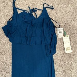 NWT Nordstrom Mimi Chica Blue Bodycon Maxi Dress (M)